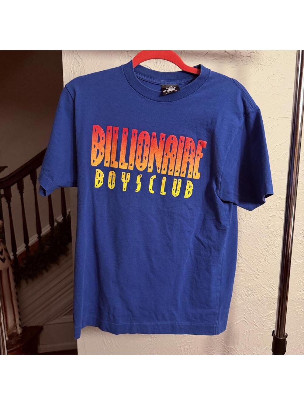 Billionaire Boys Club BBC Gradient Logo T-Shirt Blue Size Medium